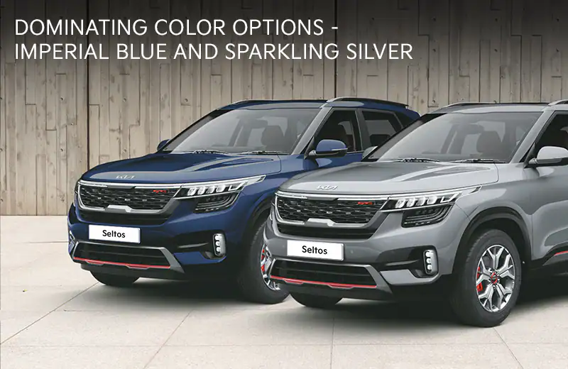 New Imperial Blue and Sparkling Silver colors to announce your arrival in a distinct fashion.
