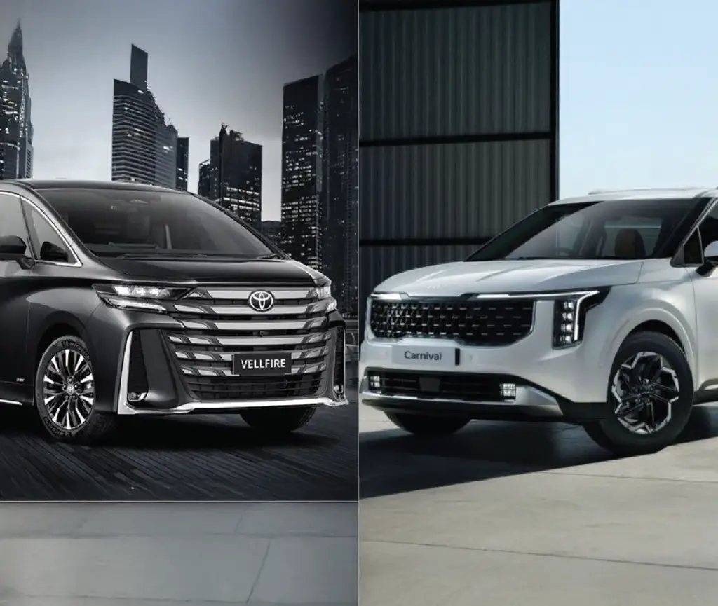 Kia Carnival vs Toyota Vellfire