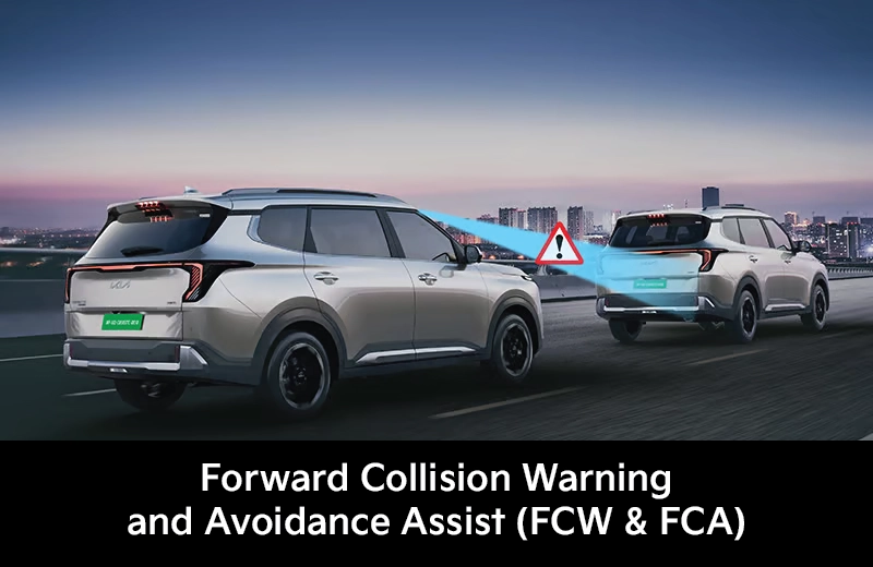 Forward Collision Warning and Avoidance Assist (FCW & FCA)