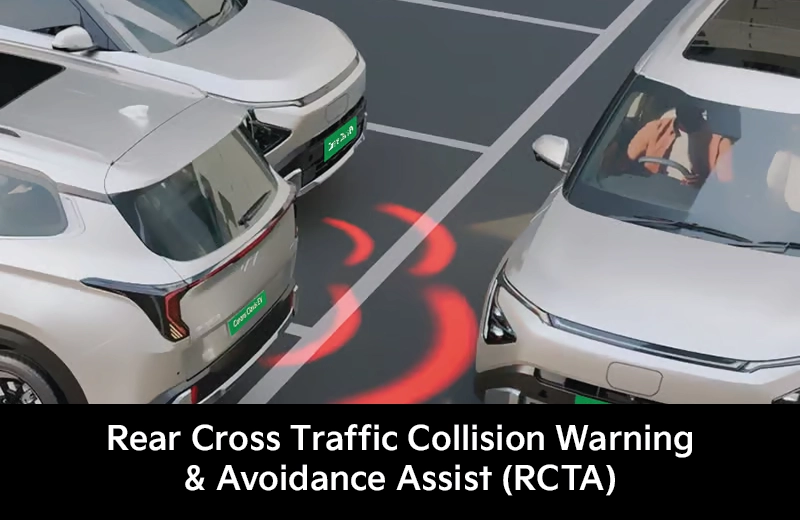 Rear Cross Traffic Collision Warning & Avoidance Assist (RCTA)