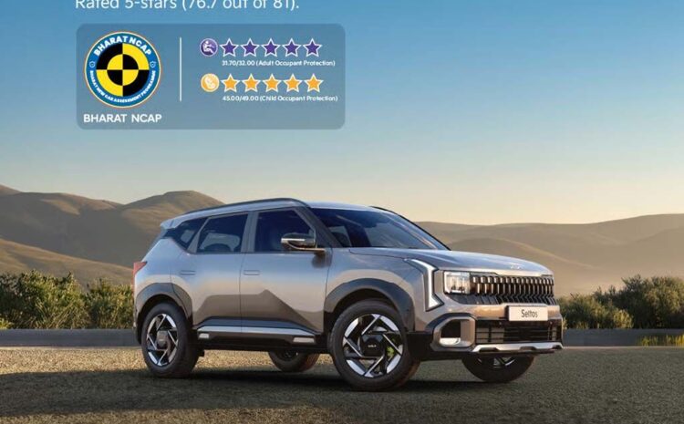 All-New Kia Seltos Secures 5-Star Bharat NCAP Rating