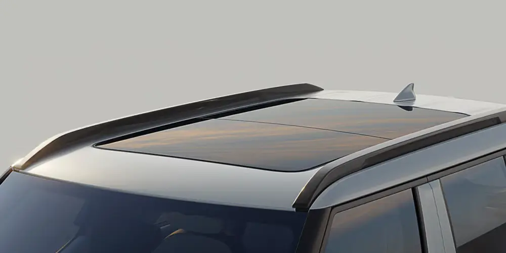 Glossy black Garnish Type Roof Rails