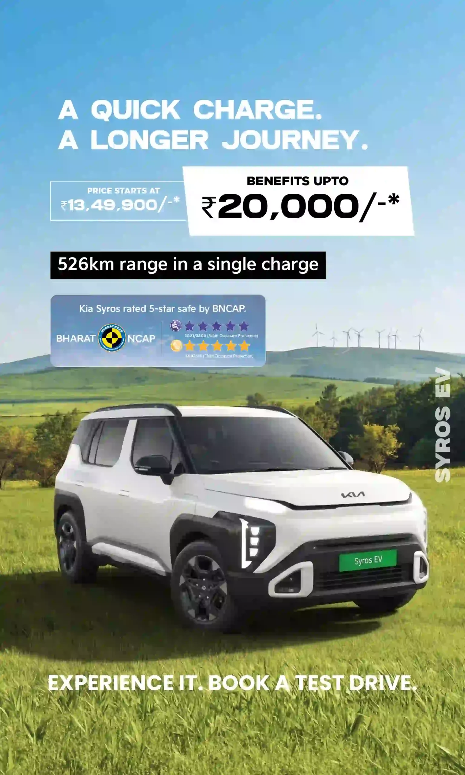 Kia Syros ev On Road Price in Hyderabad -033