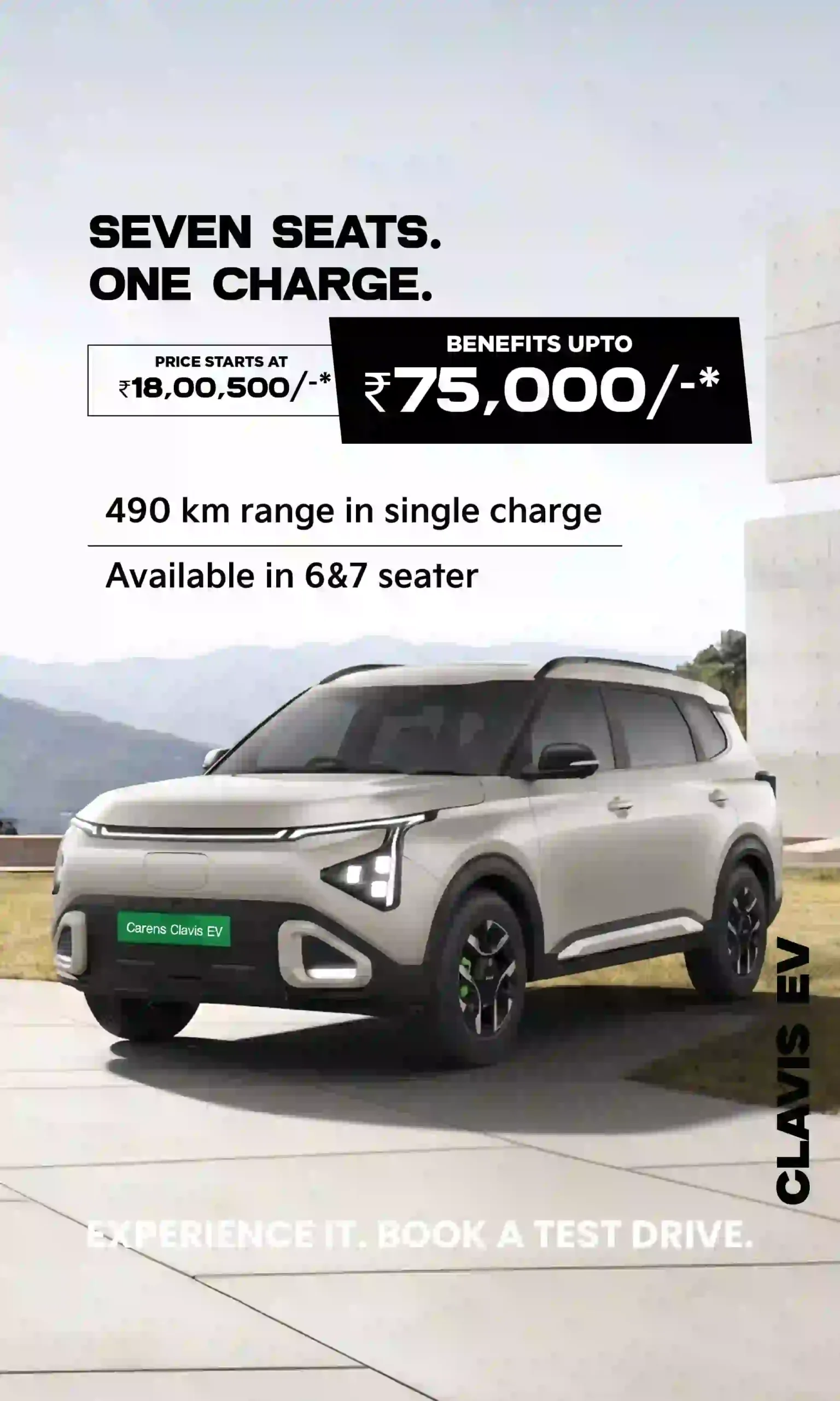 kia Carens Clavis Ev On Road Price in Hyderabad -077